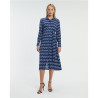 Vestido estampado azul PAZ TORRAS