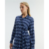 Vestido estampado azul PAZ TORRAS
