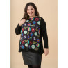 Camiseta estampada negra ANVITO
