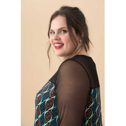Vestido combinado ANVITO