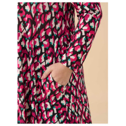 Vestido estampado cuello ANVITO