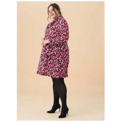 Vestido estampado cuello ANVITO