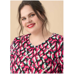 Vestido estampado cuello ANVITO