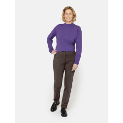 Pantalón cremalleras negro BRANDTEX