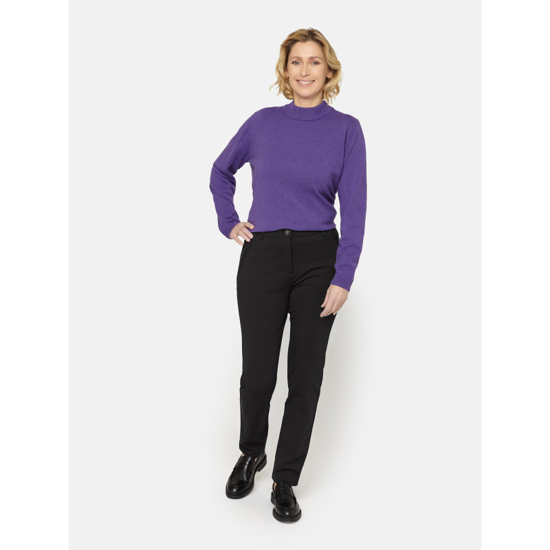 Pantalón cremalleras negro BRANDTEX