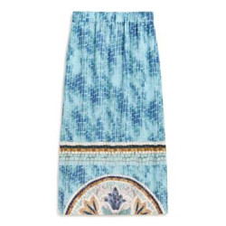 Falda mosaico azul PAZ TORRAS