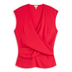 Blusa cruzada roja PAZ TORRAS