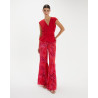 Blusa cruzada roja PAZ TORRAS