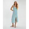 Vestido rayas turquesa ANDAM