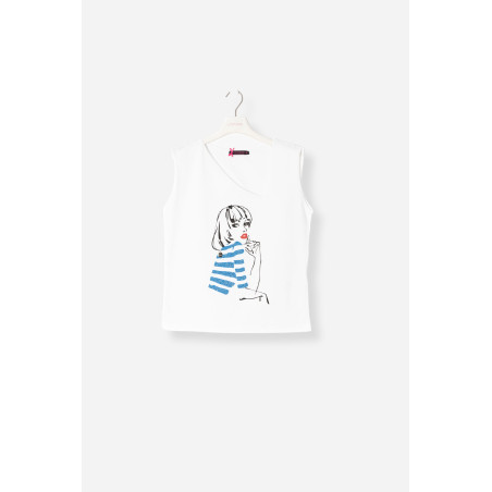 Camiseta asimétrica LOLITAS&L