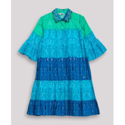 Vestido camisero azul NIZA