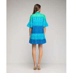 Vestido camisero azul NIZA