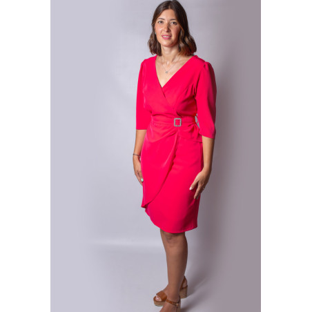 Vestido cruzado ROBERTO VILLENA