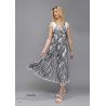 Vestido midi bicolor GAGI