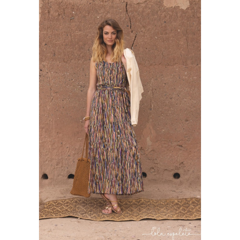 Vestido largo camisero LOLA ESPELETA