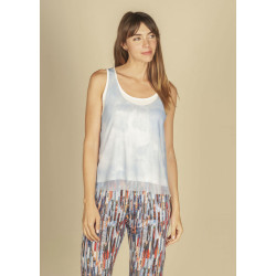 Pantalón estampado azul NICTÉ
