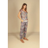 Pantalón estampado azul NICTÉ