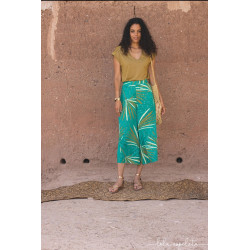 Pantalón culotte verde LOLA ESPELETA