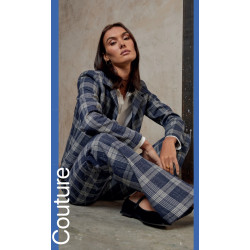 Pantalón cuadros marino PAZ...