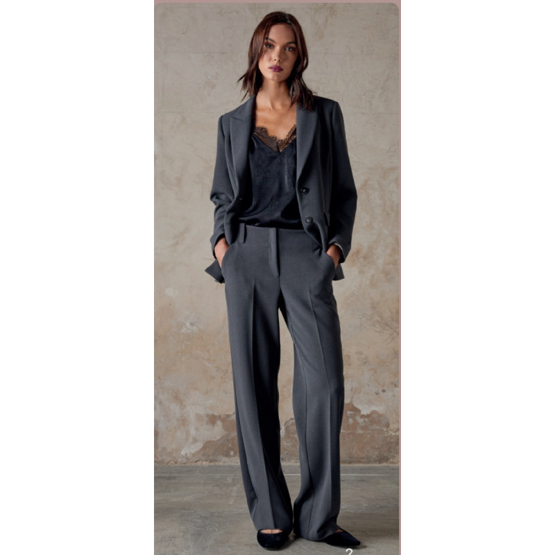 Chaqueta básica gris PAZ TORRAS