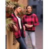 Chaqueta cardigan cuadros PERSSAM