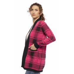 Chaqueta cardigan cuadros PERSSAM