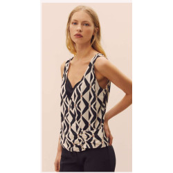 Top estampado PAZ TORRAS