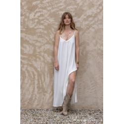 Vestido largo crudo LOLA ESPELETA