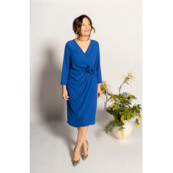 Vestido cruzado LEYCA