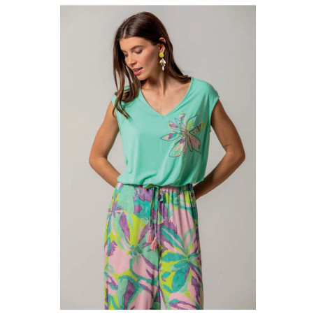 Camiseta flor SOET