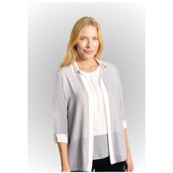 Conjunto blusa plata TANNATE