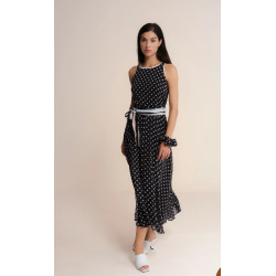 Vestido largo lunares NIZA