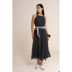 Vestido largo lunares NIZA