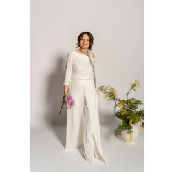 Conjunto pantalón crudo LEYCA