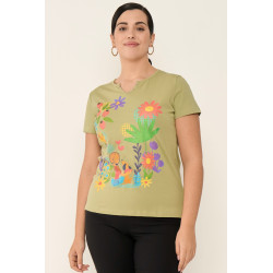 Camiseta verde NOOS NOOS