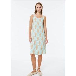 Vestido turquesa PAZ TORRAS