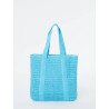 Bolso rafia azul PAZ TORRAS