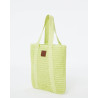 Bolso rafia verde PAZ TORRAS