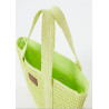 Bolso rafia verde PAZ TORRAS