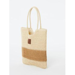 Bolso rafia bicolor PAZ TORRAS