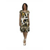 Vestido estampado LEYCA