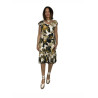 Vestido estampado LEYCA