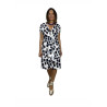 Vestido estampado LEYCA