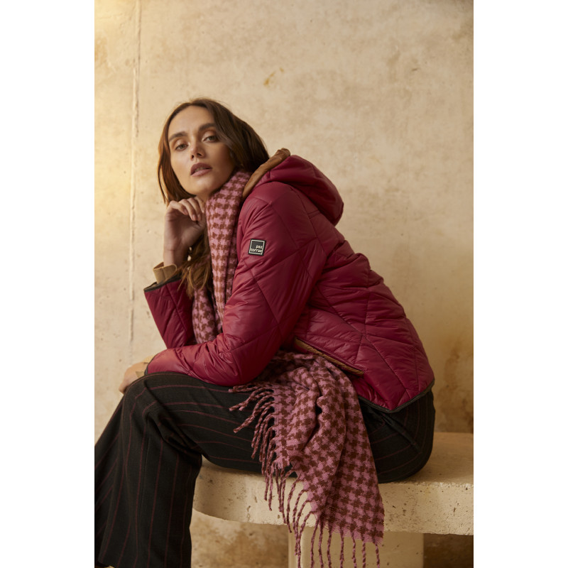 Parka acolchada fuxia PAZ TORRAS