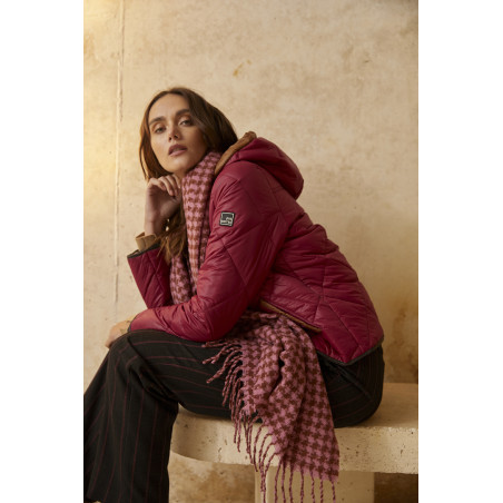 Parka acolchada fuxia PAZ TORRAS