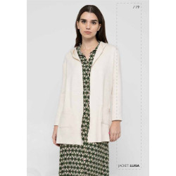 Chaqueta punto beige Me&Me