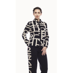 Chaqueta punto bicolor PERSAM