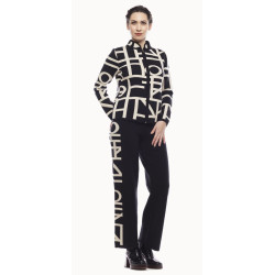 Chaqueta punto bicolor PERSAM