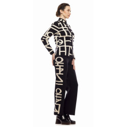 Chaqueta punto bicolor PERSAM