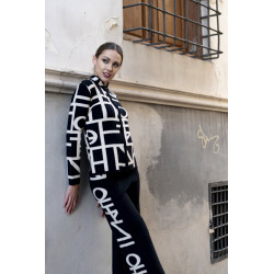 Chaqueta punto bicolor PERSAM